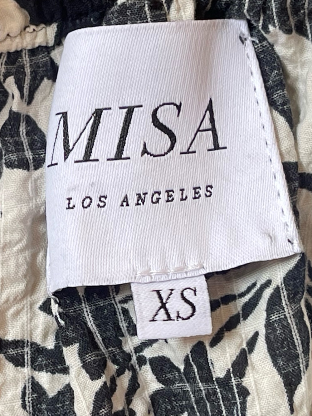 MISA Los Angeles Marta Flora Negra Floral Smocked Off Shoulder Mini Dress XS - Picture 6 of 14